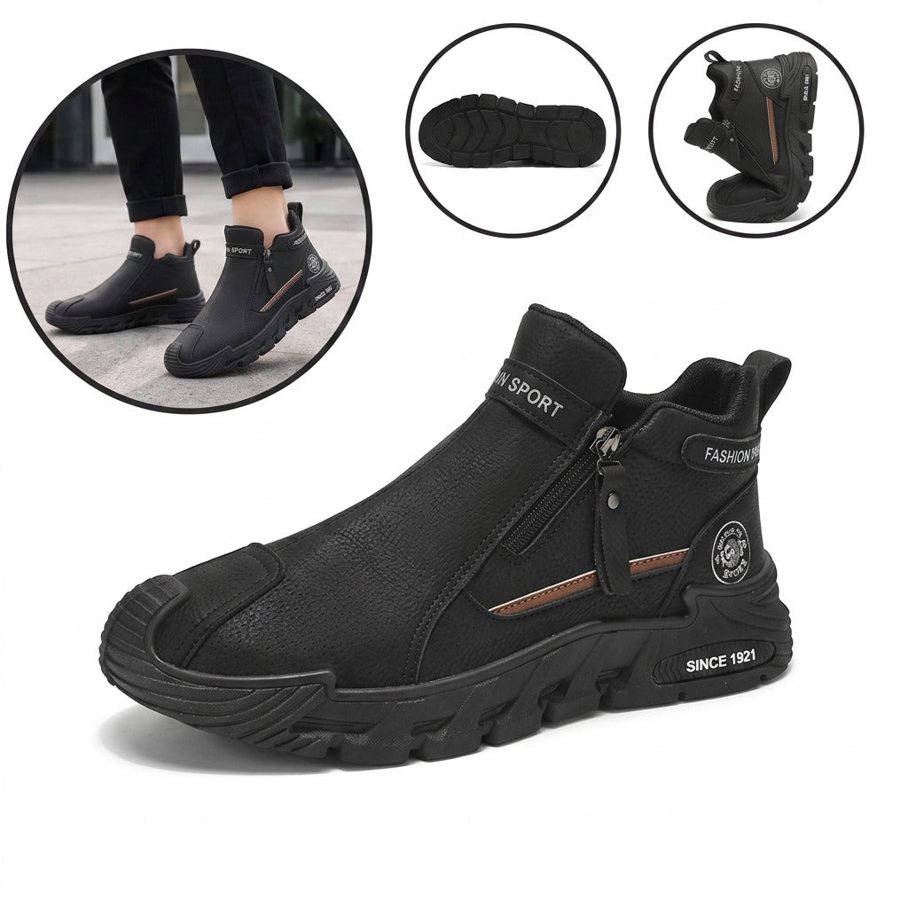 (🎁Oferta por tempo limitado) Sapatos de couro de vitelo italiano macios e confortáveis 🐂 Costurados à mão, impermeáveis e antiderrapantes ✅ Suporte para o arco do pé: caminhada confortável