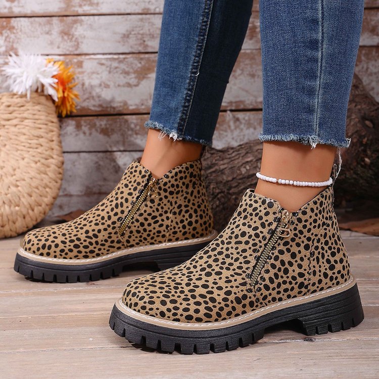 (🔥50% de desconto hoje - não perca!)⏰ - Botins para mulher em pele macia e confortável - Design ergonómico (mantendo-o confortável durante todo o dia)