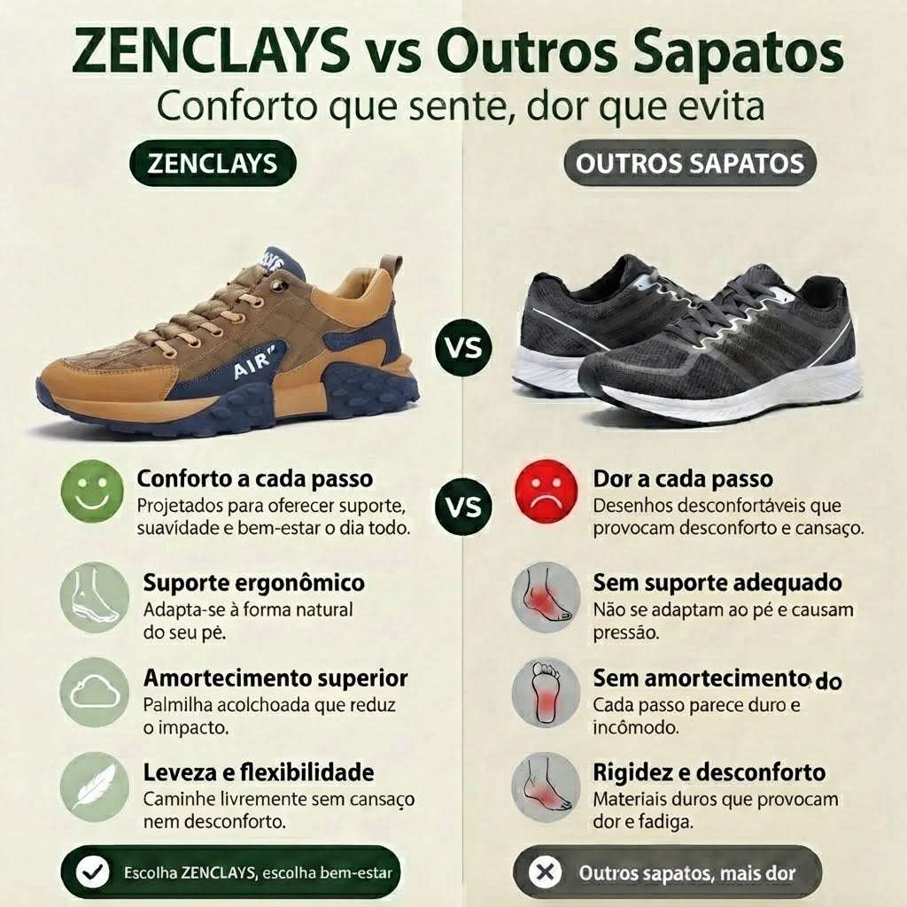 ⏰30% de desconto hoje - Não perca! ✅Sapatilhas de camurça de marca🚶♂️➡️Suporte para o arco do pé - alivia a dor nos pés