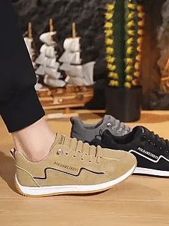 ⏰30% de desconto hoje - Não perca! ✅ Sapatos ortopédicos em pele de bezerro de marca de luxo 🔵 Macios e confortáveis - Proporcionam um suporte superior 🦶 Aliviam as dores nos pés