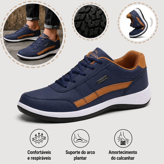 🔷30% de desconto hoje - Não perca! ⬛⏰ Sapatos ortopédicos em camurça, marca australiana de luxo, macios e confortáveis, excelente suporte 🦶 Alivia as dores nos pés - Unissexo
