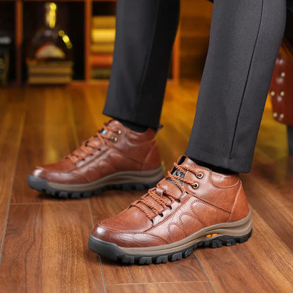 ⏰30% de desconto hoje - Não perca! ✅ Sapatos em pele genuína 🚶‍♂️‍➡️ Suporte para o arco do pé - alivia as dores nos pés