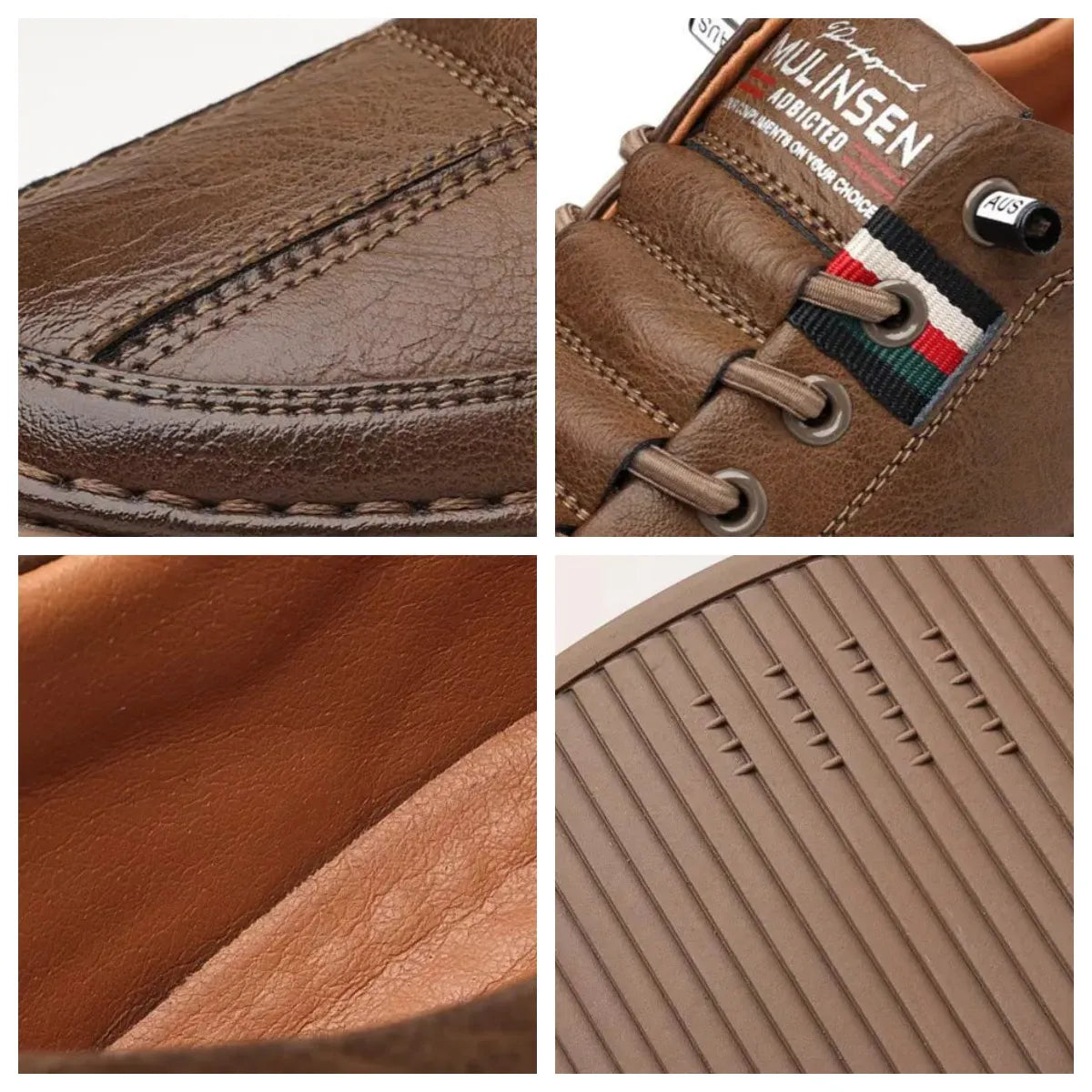 ⏰30% de desconto hoje - Não perca! ✅ Sapatos casuais em pele de bovino de flor integral 🚶‍♂️‍➡️ Suporte para o arco do pé - alivia as dores nos pés