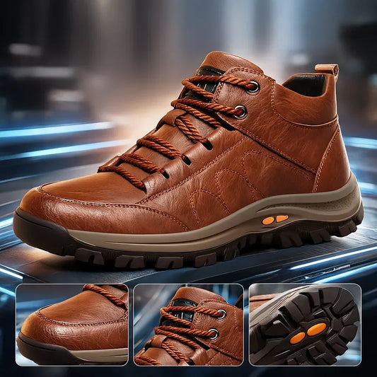 ⏰30% de desconto hoje - Não perca! ✅ Sapatos em pele genuína 🚶‍♂️‍➡️ Suporte para o arco do pé - alivia as dores nos pés