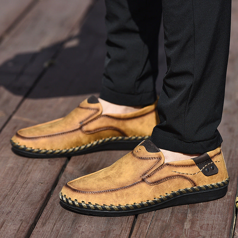 🔥Sapatos ortopédicos para homem, confecionados em pele de bezerro australiana👞Costurados à mão✅Confortáveis para caminhar, alívio da dor✅Impermeáveis e antiderrapantes✅