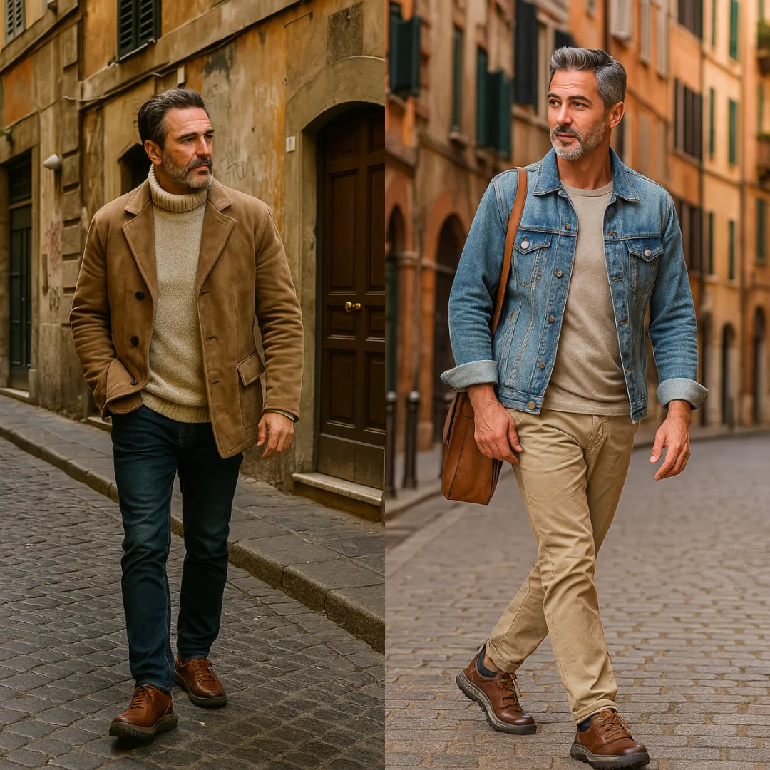 (🔥50% de desconto hoje - não perca) - Sapatos de pele de bezerro italiana macios e confortáveis