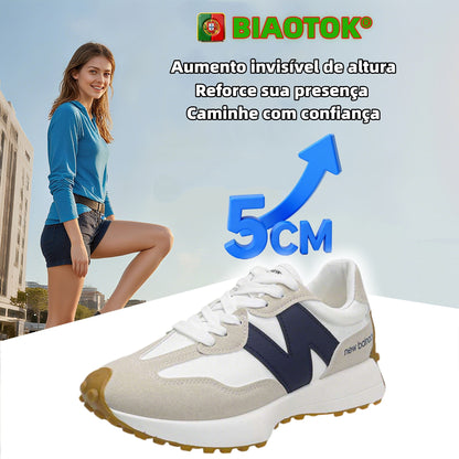 ⏰50% de desconto hoje👟Sapatilhas casuais com bico largo que reduzem a pressão na planta dos pés