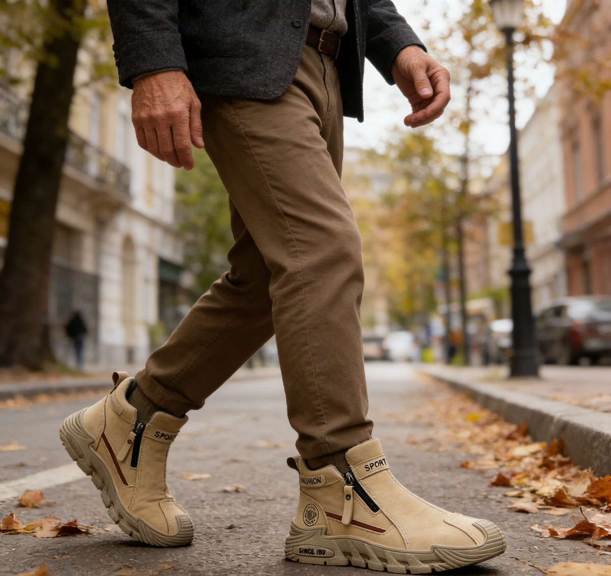 (🎁Oferta por tempo limitado) Sapatos de couro de vitelo italiano macios e confortáveis 🐂 Costurados à mão, impermeáveis e antiderrapantes ✅ Suporte para o arco do pé: caminhada confortável