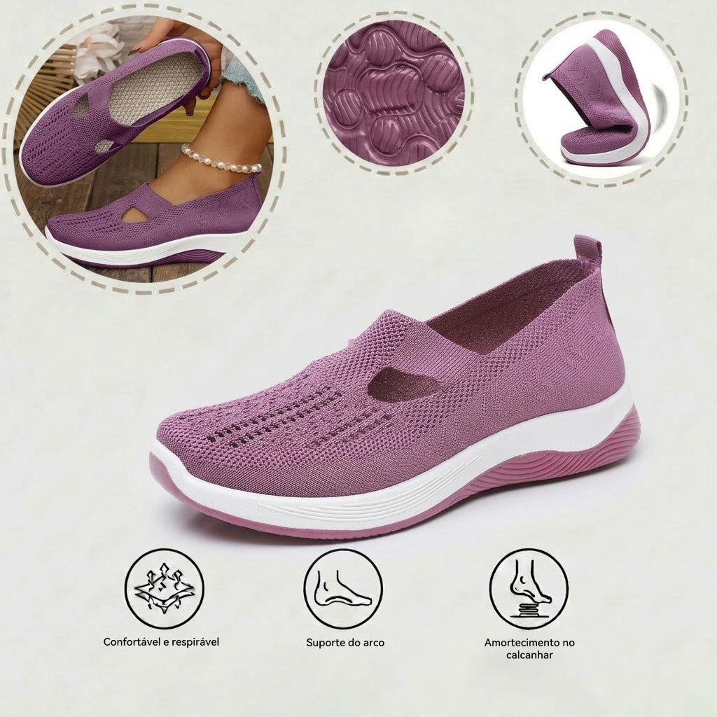 🎁 Novidade! 70% de desconto por tempo limitado — Oferta termina em breve ⏰ Ténis de malha para mulher, confortáveis e respiráveis, leves, com design ergonómico e boa proteção para os seus pés.