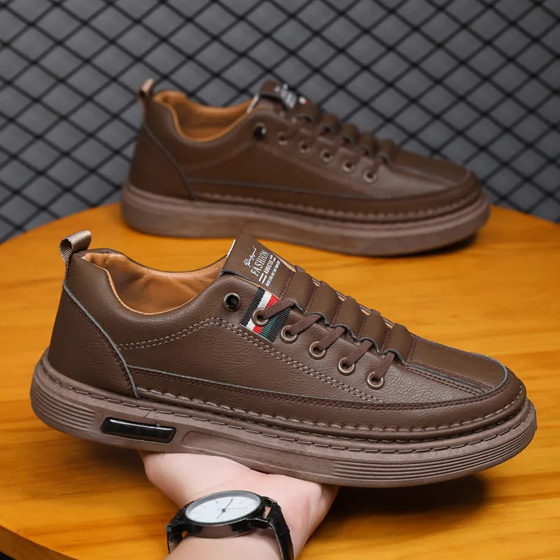 ⏰30% de desconto hoje - Não perca! ✅ Sapatos casuais em pele de bovino de flor integral 🚶‍♂️‍➡️ Suporte para o arco do pé - alivia as dores nos pés