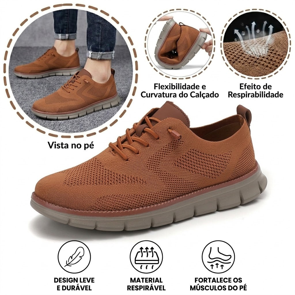 🔥 Oferta especial de hoje: 50% de desconto! ⏰ Mocassins respiráveis e antiderrapantes! Com apoio para o arco do pé e sola intermédia amortecedora, diga adeus às dores nos pés.