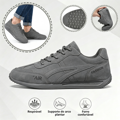 🔥 Oferta especial de hoje com 56% de desconto🎁Sapatos ortopédicos masculinos para caminhada ✅ Respiráveis e antiderrapantes - Diga adeus à dor nos pés e desfrute de conforto o dia todo!