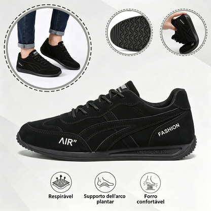 🔥 Oferta especial de hoje com 56% de desconto🎁Sapatos ortopédicos masculinos para caminhada ✅ Respiráveis e antiderrapantes - Diga adeus à dor nos pés e desfrute de conforto o dia todo!