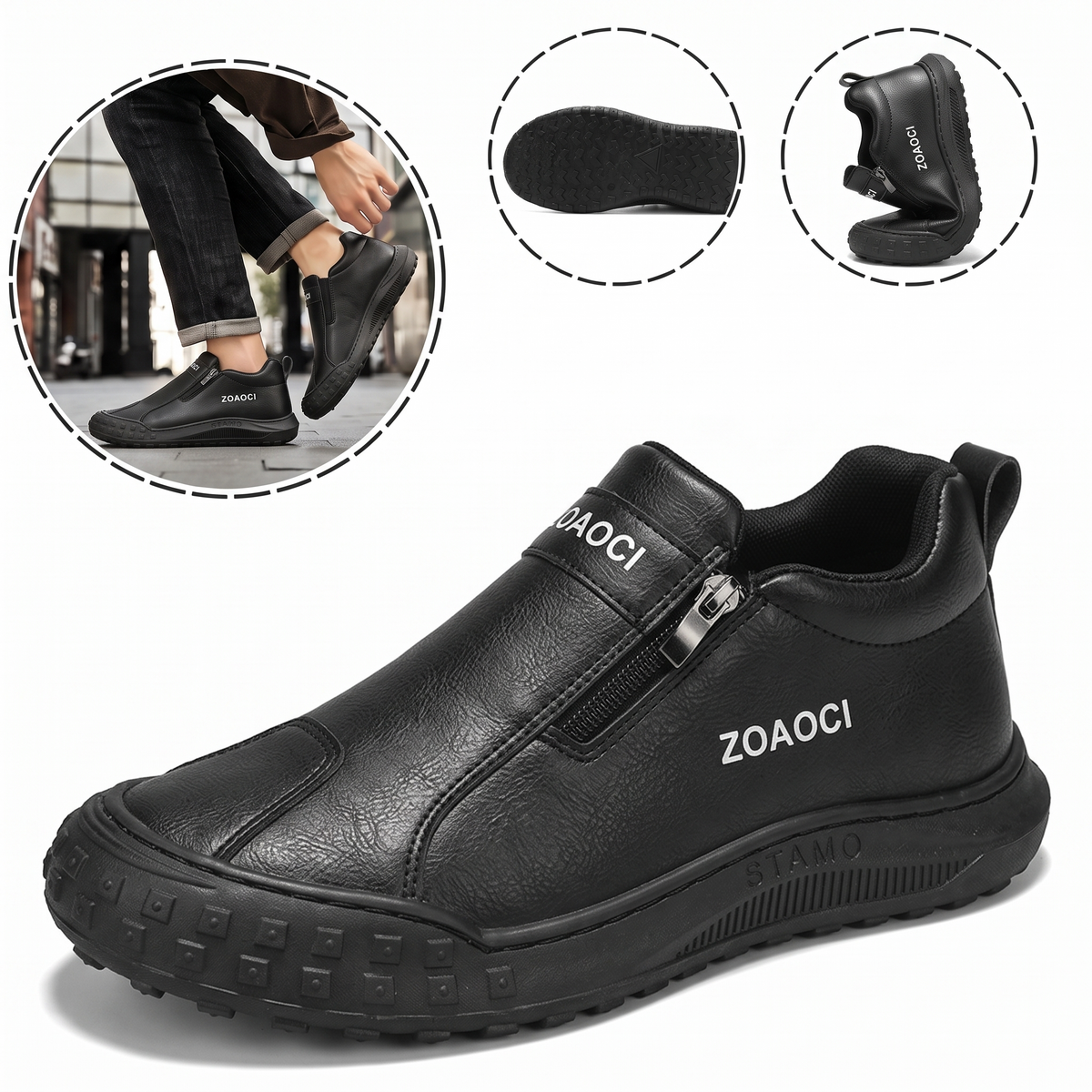 ⏰30% de desconto hoje - Não perca! ✅ Sapatos em pele genuína de bezerro 🚶‍♂️‍➡️ Suporte para o arco do pé - alivia as dores nos pés