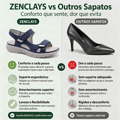 🎁Oferta por tempo limitado: 30% de desconto 🔴Sandálias abertas ajustáveis🦶Elegantes e confortáveis, protegem os seus pés ✅Disponíveis em vários tamanhos