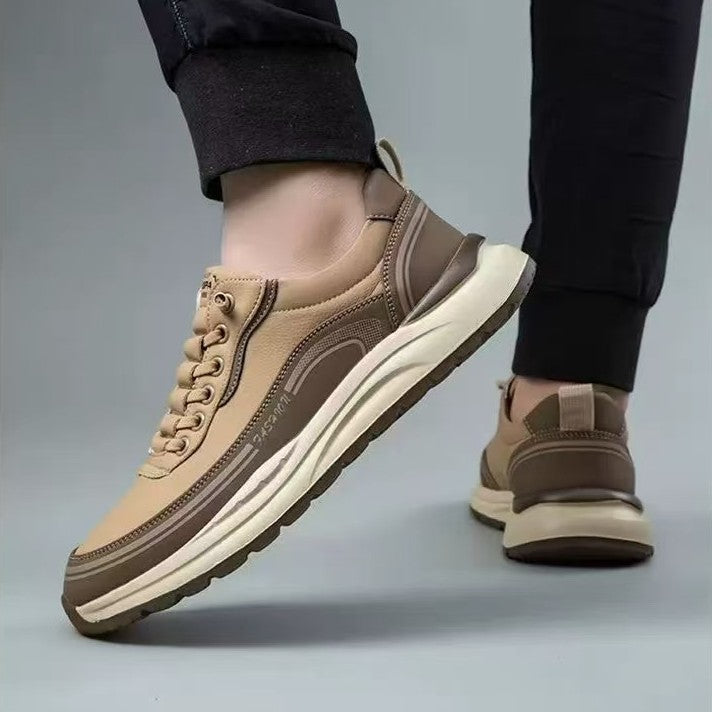 ⏰30% de desconto hoje - Não perca! ✅ Sapatos ortopédicos em pele de bezerro de marca de luxo 🔵 Macios e confortáveis - Proporcionam um suporte superior 🦶 Aliviam as dores nos pés