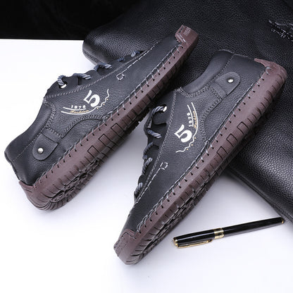 ⏰30% de desconto hoje - Não perca! ✅ Sapatos ortopédicos em pele de bezerro de marca de luxo 🔵 Macios e confortáveis - Proporcionam um suporte superior 🦶 Aliviam as dores nos pés