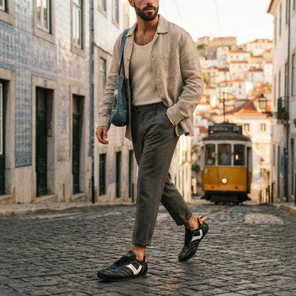 ⏰30% de desconto hoje - Não perca! ✅ Sapatos ortopédicos em pele de bezerro de marca de luxo 🔵 Macios e confortáveis - Proporcionam um suporte superior 🦶 Aliviam as dores nos pés