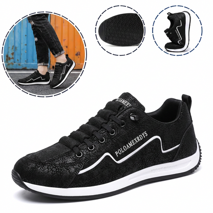 ⏰30% de desconto hoje - Não perca! ✅ Sapatos ortopédicos em pele de bezerro de marca de luxo 🔵 Macios e confortáveis - Proporcionam um suporte superior 🦶 Aliviam as dores nos pés