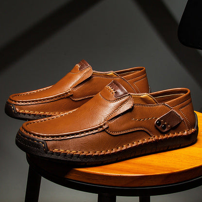 🔥Sapatos ortopédicos para homem, confecionados em pele de bezerro australiana👞Costurados à mão✅Confortáveis para caminhar, aliviam a dor✅Impermeáveis e antiderrapantes✅