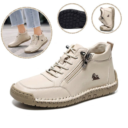 ⏰30% de desconto hoje - Não perca! ✅ Sapatos ortopédicos em pele de bezerro de marca de luxo 🔵 Macios e confortáveis - Proporcionam um suporte superior 🦶 Aliviam as dores nos pés