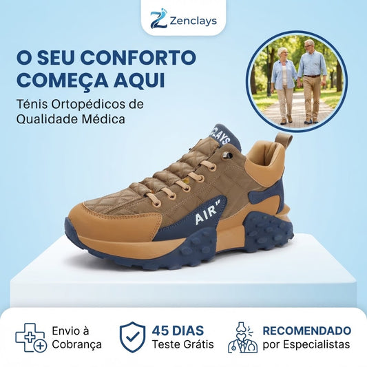 ⏰30% de desconto hoje - Não perca! ✅Sapatilhas de camurça de marca🚶‍♂️‍➡️Suporte para o arco do pé - alivia a dor nos pés