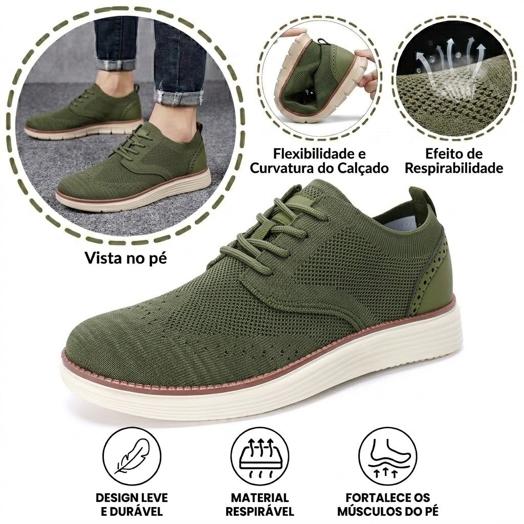 🔥 Oferta especial de hoje: 50% de desconto! ⏰ Mocassins respiráveis e antiderrapantes! Com apoio para o arco do pé e sola intermédia amortecedora, diga adeus às dores nos pés.