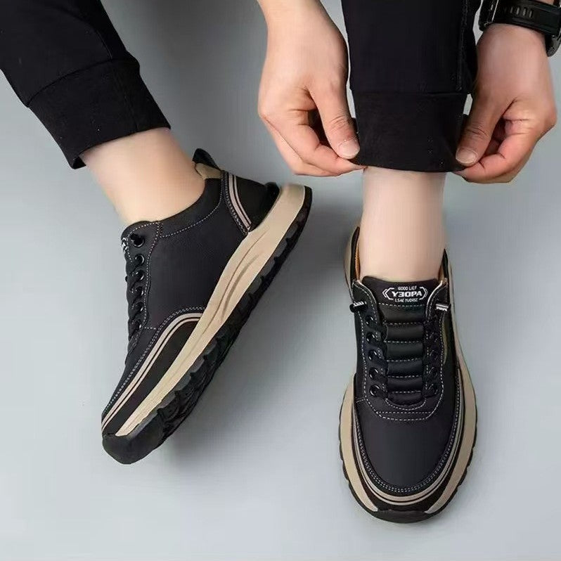 ⏰30% de desconto hoje - Não perca! ✅ Sapatos ortopédicos em pele de bezerro de marca de luxo 🔵 Macios e confortáveis - Proporcionam um suporte superior 🦶 Aliviam as dores nos pés