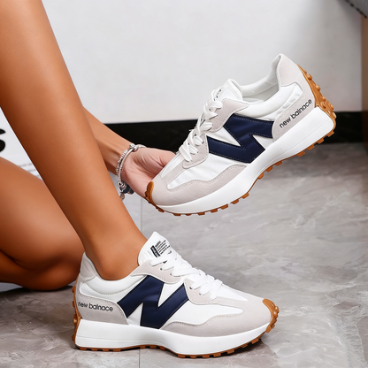 ⏰50% de desconto hoje👟Sapatilhas casuais com bico largo que reduzem a pressão na planta dos pés