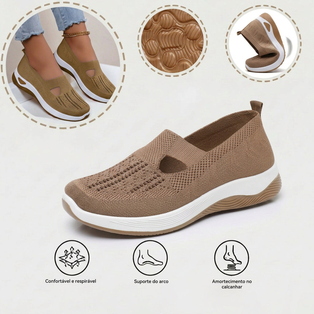 🎁 Novidade! 70% de desconto por tempo limitado — Oferta termina em breve ⏰ Ténis de malha para mulher, confortáveis e respiráveis, leves, com design ergonómico e boa proteção para os seus pés.