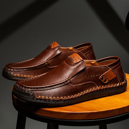 🔥Sapatos ortopédicos para homem, confecionados em pele de bezerro australiana👞Costurados à mão✅Confortáveis para caminhar, aliviam a dor✅Impermeáveis e antiderrapantes✅