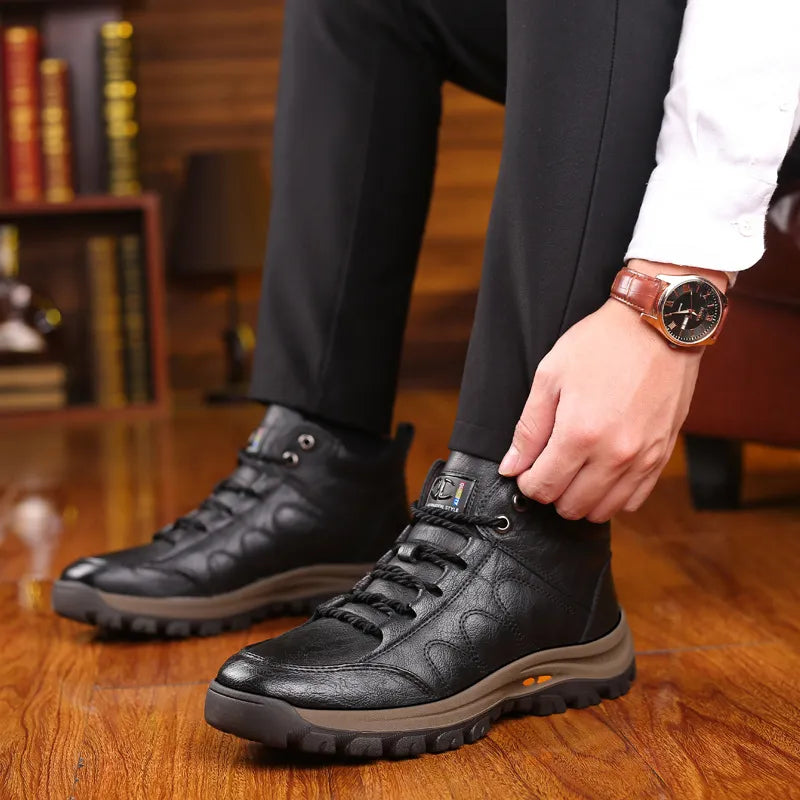 ⏰30% de desconto hoje - Não perca! ✅ Sapatos em pele genuína 🚶‍♂️‍➡️ Suporte para o arco do pé - alivia as dores nos pés