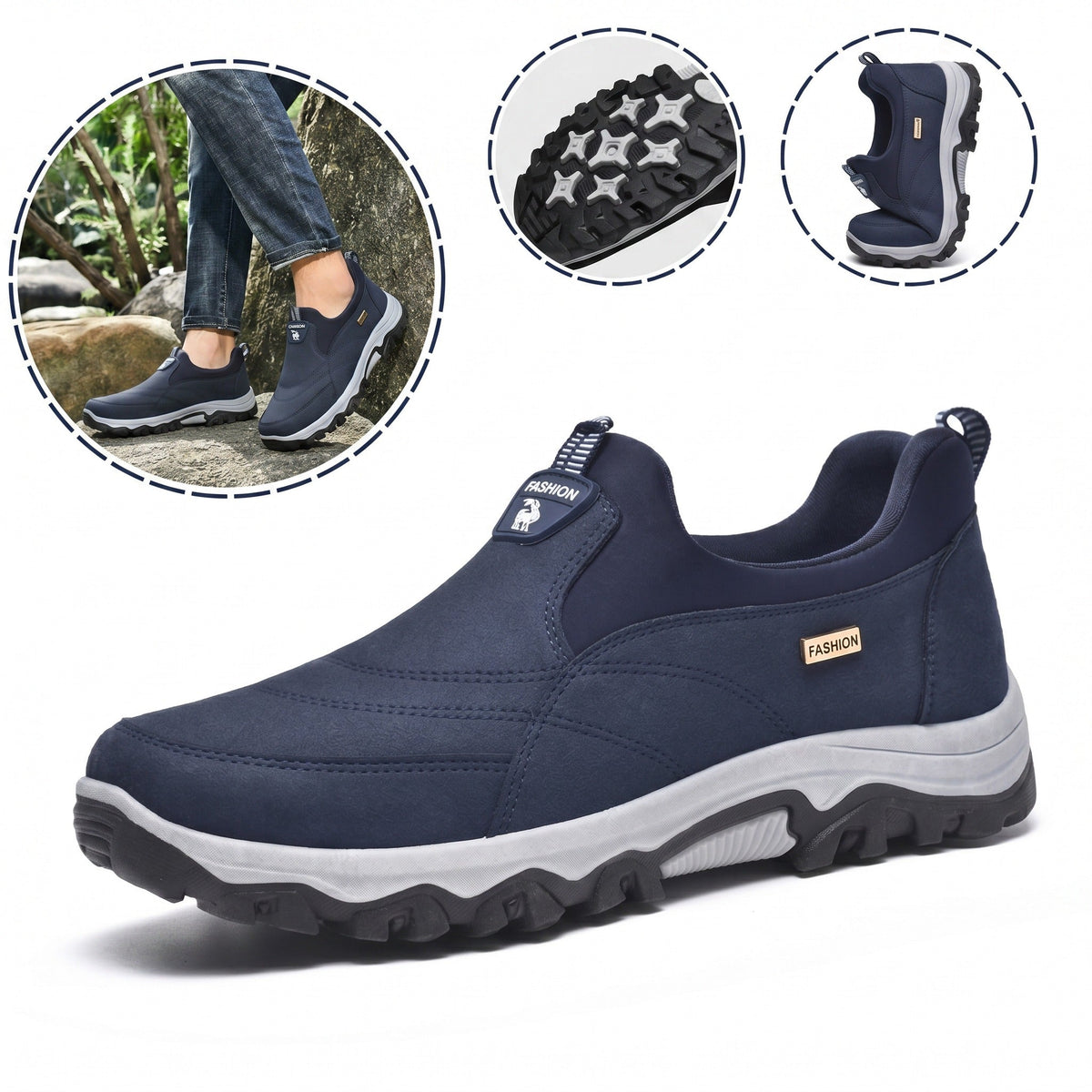 ⏰30% de desconto hoje - Não perca! ✅ Sapatos casuais em pele de bovino de flor integral 🚶‍♂️‍➡️ Suporte para o arco do pé - alivia as dores nos pés