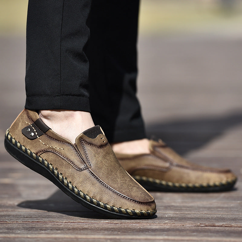 🔥Sapatos ortopédicos para homem, confecionados em pele de bezerro australiana👞Costurados à mão✅Confortáveis para caminhar, alívio da dor✅Impermeáveis e antiderrapantes✅