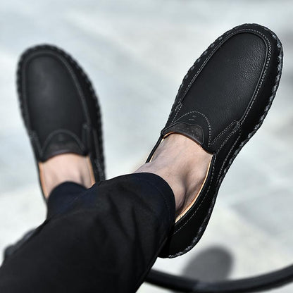 🔥Sapatos ortopédicos para homem, confecionados em pele de bezerro australiana👞Costurados à mão✅Confortáveis para caminhar, alívio da dor✅Impermeáveis e antiderrapantes✅
