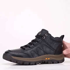 ⏰30% de desconto hoje - Não perca! ✅ Sapatos em pele genuína 🚶‍♂️‍➡️ Suporte para o arco do pé - alivia as dores nos pés