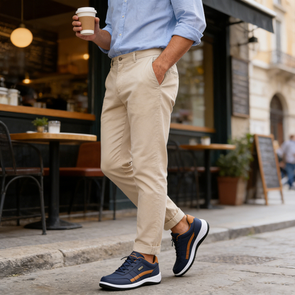 🔷30% de desconto hoje - Não perca! ⬛⏰ Sapatos ortopédicos em camurça, marca australiana de luxo, macios e confortáveis, excelente suporte 🦶 Alivia as dores nos pés - Unissexo