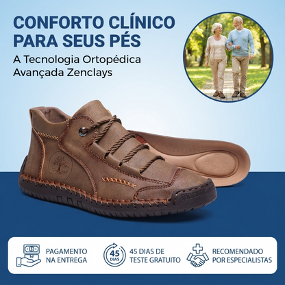 ⏰ 50% de desconto hoje – Não perca! 🔥 – Calçados ortopédicos Zenclays® | Conforto para caminhar o dia todo