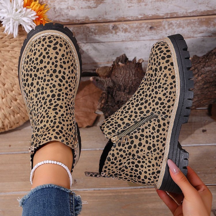 (🔥50% de desconto hoje - não perca!)⏰ - Botins para mulher em pele macia e confortável - Design ergonómico (mantendo-o confortável durante todo o dia)