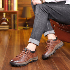 (🔥50% de desconto hoje - não perca) - Sapatos de pele de bezerro italiana macios e confortáveis