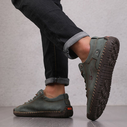 ⏰30% de desconto hoje - Não perca! ✅ Sapatos ortopédicos em pele de bezerro de marca de luxo 🔵 Macios e confortáveis - Proporcionam um suporte superior 🦶 Aliviam as dores nos pés