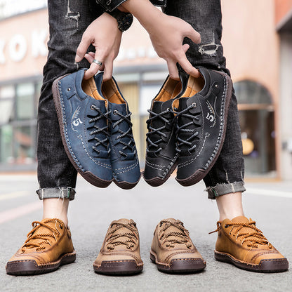 ⏰30% de desconto hoje - Não perca! ✅ Sapatos ortopédicos em pele de bezerro de marca de luxo 🔵 Macios e confortáveis - Proporcionam um suporte superior 🦶 Aliviam as dores nos pés