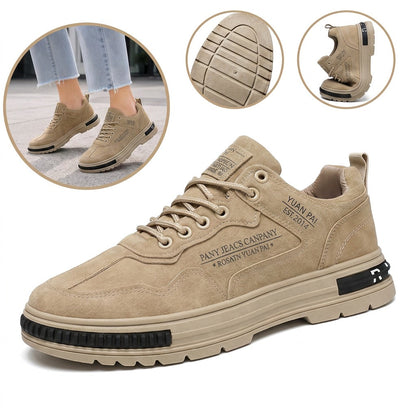 ⏰30% de desconto hoje - Não perca! ✅ Sapatos casuais em pele de bovino de flor integral 🚶‍♂️‍➡️ Suporte para o arco do pé - alivia as dores nos pés