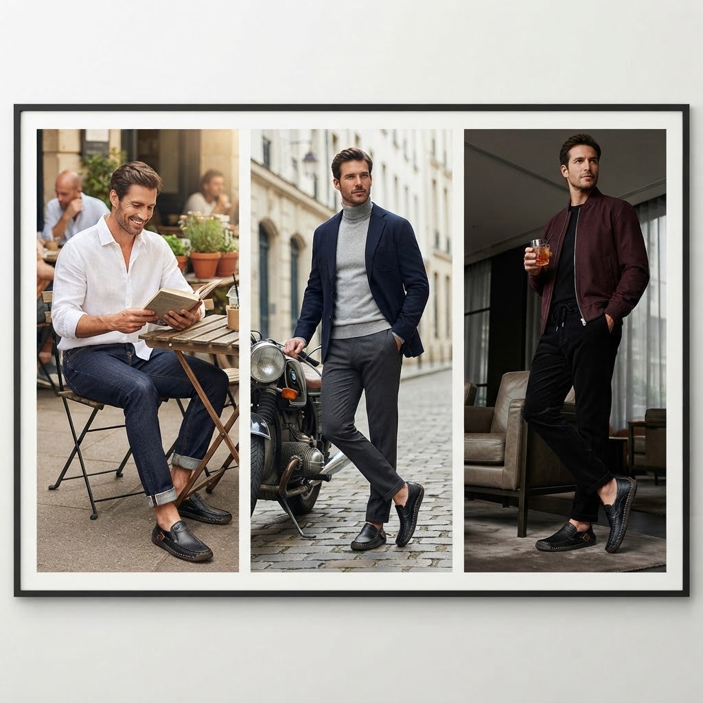 🔥Sapatos ortopédicos para homem, confecionados em pele de bezerro australiana👞Costurados à mão✅Confortáveis para caminhar, aliviam a dor✅Impermeáveis e antiderrapantes✅
