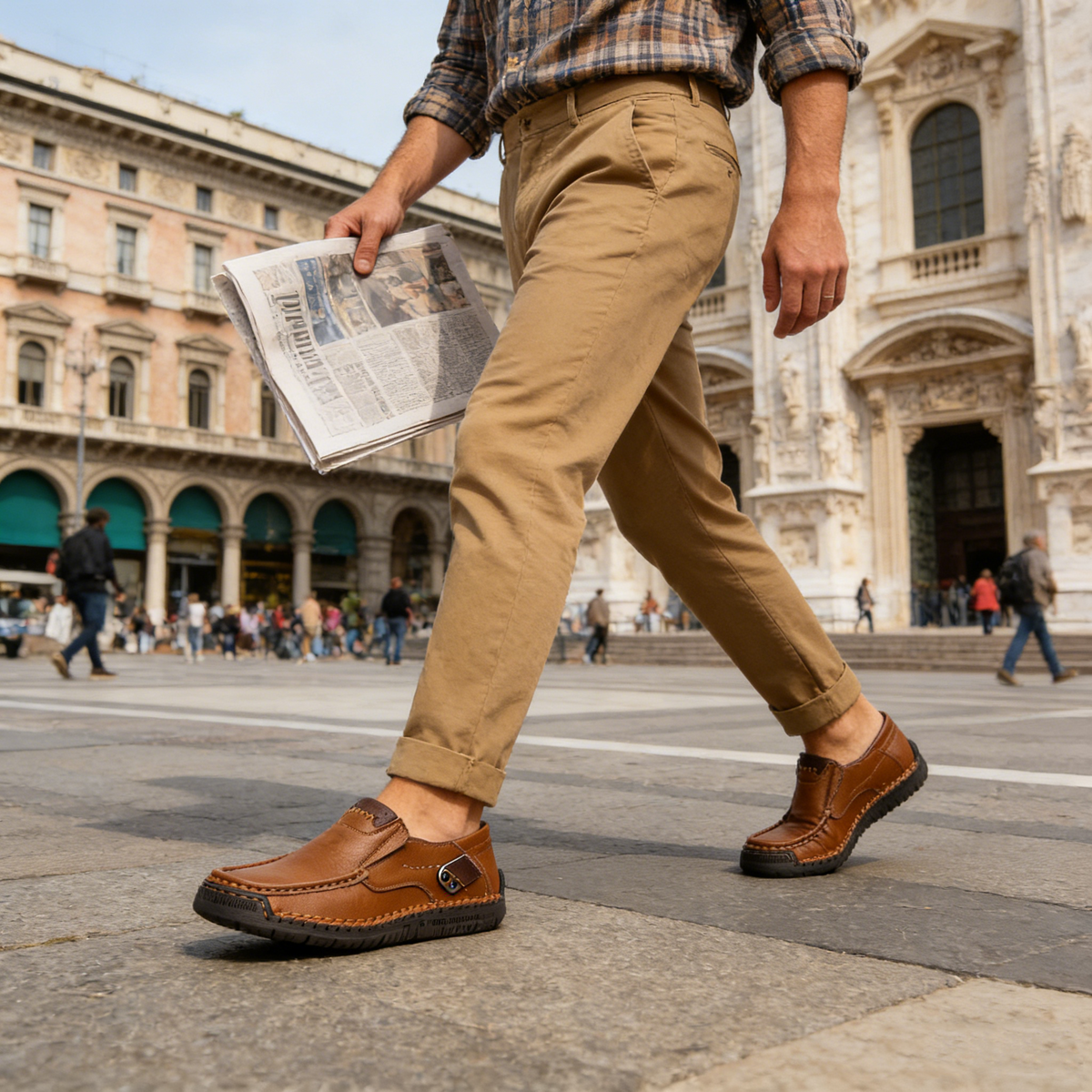 🔥Sapatos ortopédicos para homem, confecionados em pele de bezerro australiana👞Costurados à mão✅Confortáveis para caminhar, aliviam a dor✅Impermeáveis e antiderrapantes✅