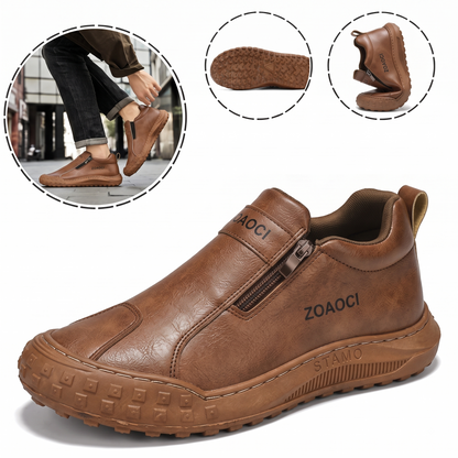 ⏰30% de desconto hoje - Não perca! ✅ Sapatos em pele genuína de bezerro 🚶‍♂️‍➡️ Suporte para o arco do pé - alivia as dores nos pés