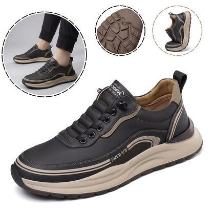 ⏰30% de desconto hoje - Não perca! ✅ Sapatos ortopédicos em pele de bezerro de marca de luxo 🔵 Macios e confortáveis - Proporcionam um suporte superior 🦶 Aliviam as dores nos pés