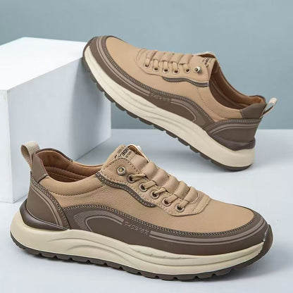 ⏰30% de desconto hoje - Não perca! ✅ Sapatos ortopédicos em pele de bezerro de marca de luxo 🔵 Macios e confortáveis - Proporcionam um suporte superior 🦶 Aliviam as dores nos pés
