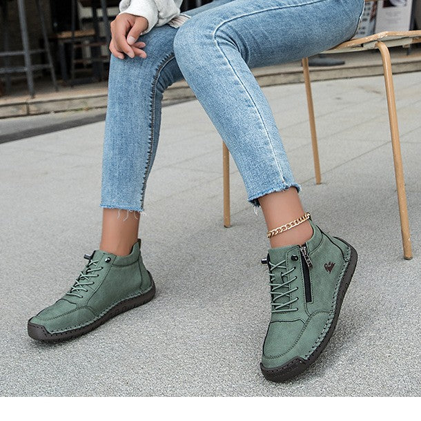 ⏰30% de desconto hoje - Não perca! ✅ Sapatos ortopédicos em pele de bezerro de marca de luxo 🔵 Macios e confortáveis - Proporcionam um suporte superior 🦶 Aliviam as dores nos pés