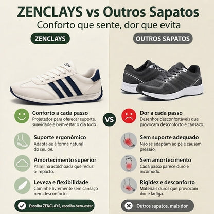⏰30% de desconto hoje - Não perca! ✅ Sapatilhas casuais desportivas de marca 🚶‍♂️‍➡️ Suporte para o arco do pé - Alivia as dores nos pés